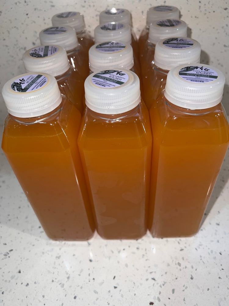 Just pineapple  ginger turmeric juice