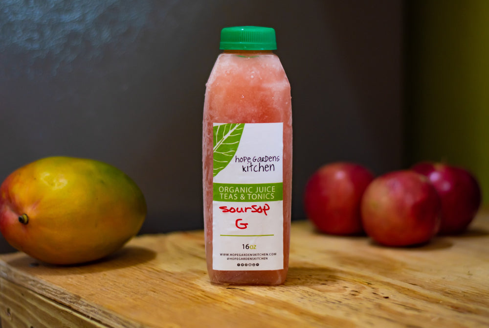 Seamoss soursop guava juice